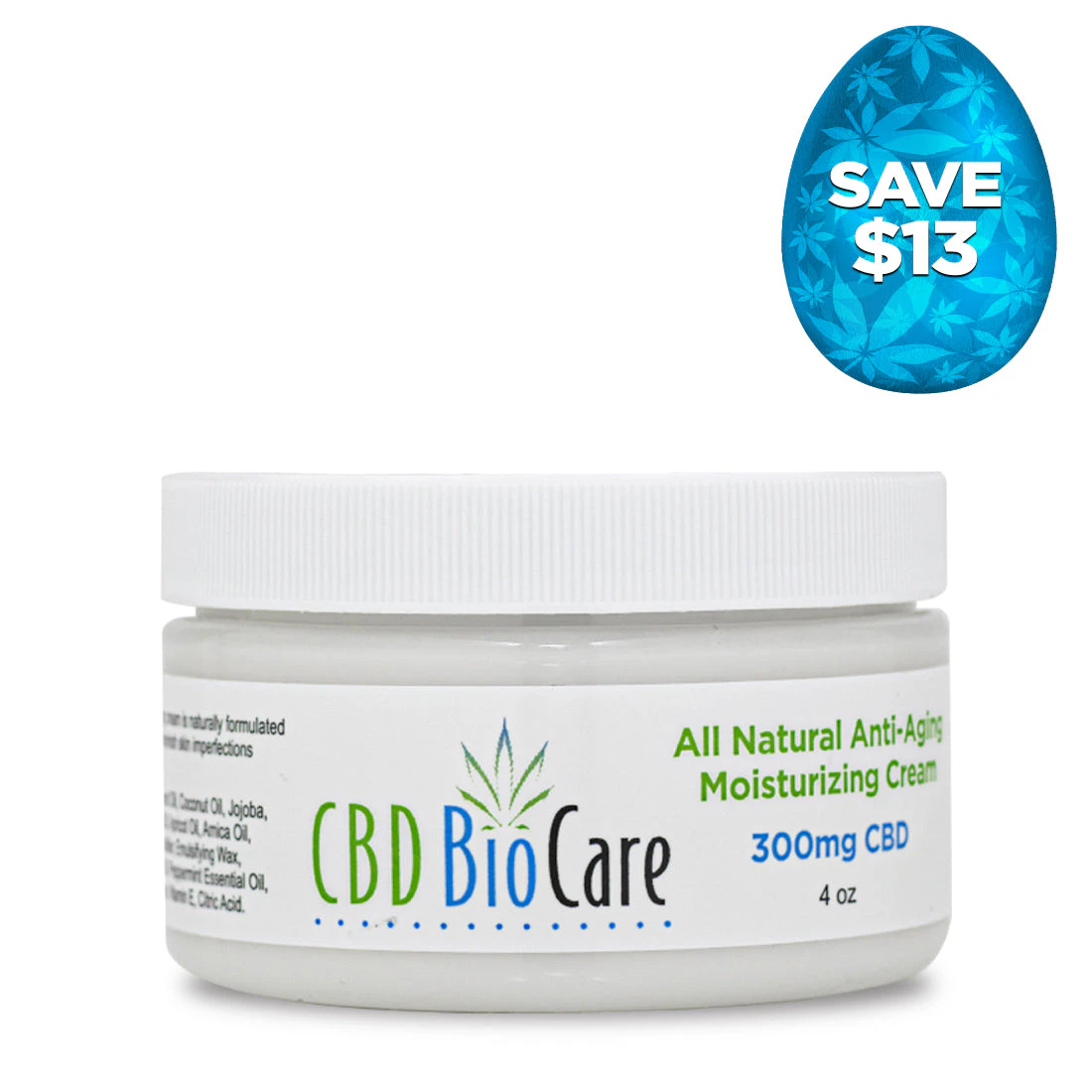 All Natural Organic Anti-Aging CBD Cream