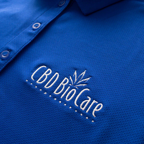CBD BioCare Women's Polo Shirt with CBD BioCare Logos
